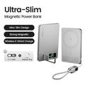 10000mAh Slim Power Bank for MagSafe,Magnetic Wireless 20W Fast Charging Portable External Battery For iPhone 12-17 Pro Samsung Car Mobile World