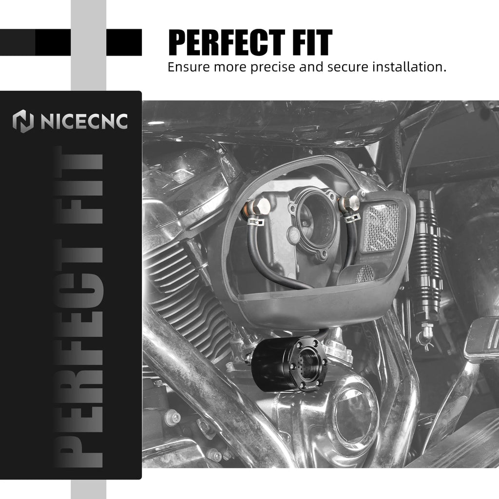 External Breather Kit For Harley Softail Touring Street Glide /Special Road Glide CVO Road King /Special Electra Glide 2018-2023 CM World