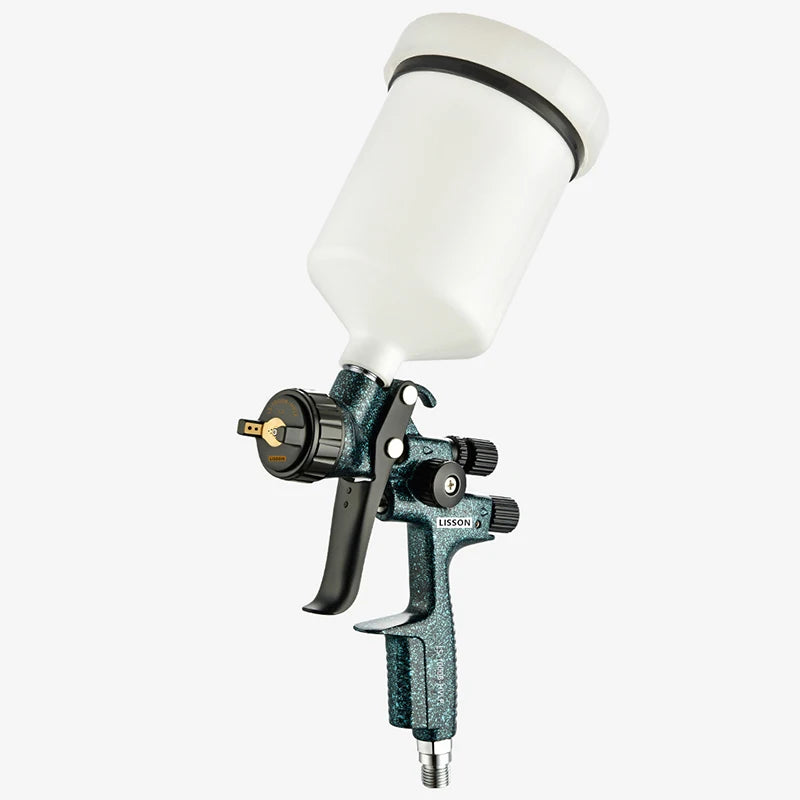 LISSON Starlight Version HVLP Type,1000B Spray Gun 1.3mm Stainless Steel Nozzle Professional Sprayer Paint Gun For Car Paintin CM World