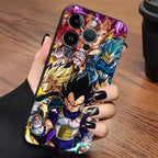 Dragon Ball Goku Vegeta Case for iPhone 17Air XR 15 16 14 Plus 13 12 11 17 Pro Max XS Max 7 8 Black Soft Phone Cover