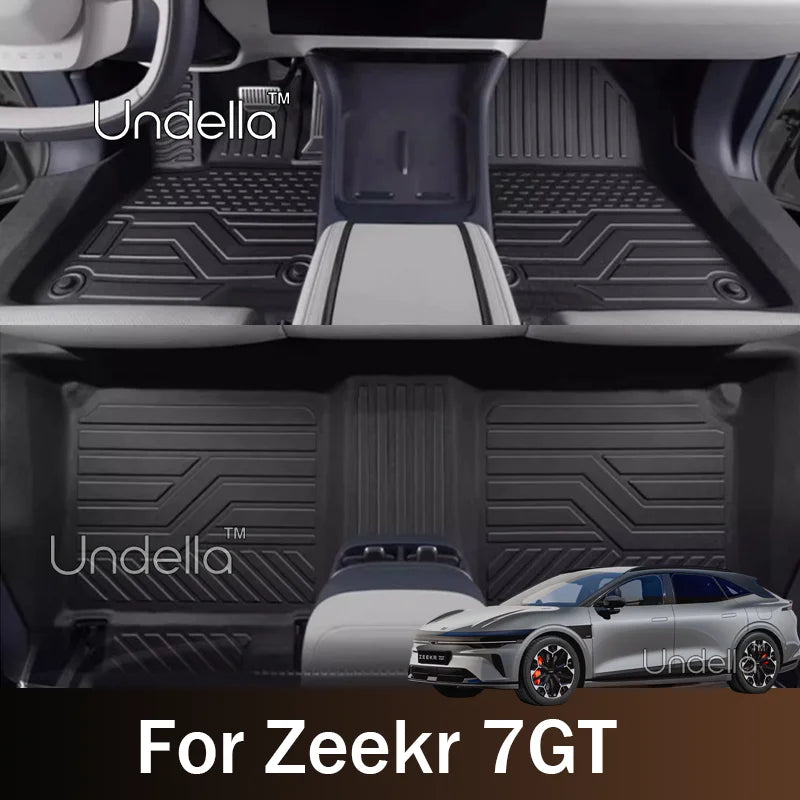 For Zeekr 7GT 2026 2027 Car TPE Foot Pad Cargo Liner Floor Mats All Weather Waterproof Anti-Slip Foot Pads Car Accessories