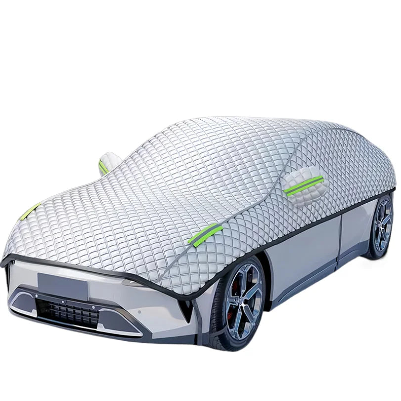 Car Cover Half-cover Universal For All Seasons Snow Shield Antifreeze Sunscreen Snow And Frost Protection Front Sunscreen Heat I CM World