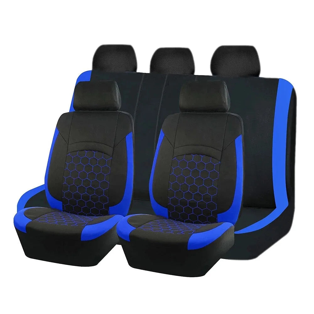 Universal Breathable and Durable 9-Piece All-Season Comfortable Soft Five-Seater Covers CM World