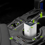 Auto small air purifier negative ion car cleaners HEPA fresh agent air filter dusty smoke smell removal, bedroom, office CM World