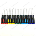4PC Professional Seal Hook Kit - Heavy Duty Oil Screwdrivers w/Ergonomic Grip for Auto Repair/Plumbing, Mechanics Tool Set CM World