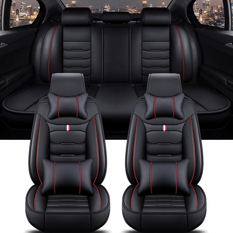 Universal Car Seat Cover for VW All Models Polo Golf Passat CC Touran Tiguan Toureg Touareg Phaeton T-ROC Accessories Interior