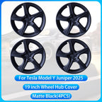 For Tesla Model Y Juniper 2025 4PCS 19 Inch Wheel Cap Automobile Performance Replacement Wheel Hubcap Full Rim Cover Accessories CM World