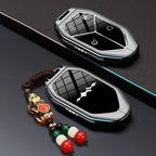 Car Key Shell Case for BYD Equation Leopard 5 8 Ti3 7 Keychain Remote Key Fob Zinc Alloy Cover Bag Protector Car Accessories