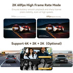 【New】DDPAI Z60Master Dual Dash Cam 4K+2K 2/3 Channel Front and Rear HDR Night Vision WiFi6 GPS ADAS Dash Camera DVR Car Dashcam