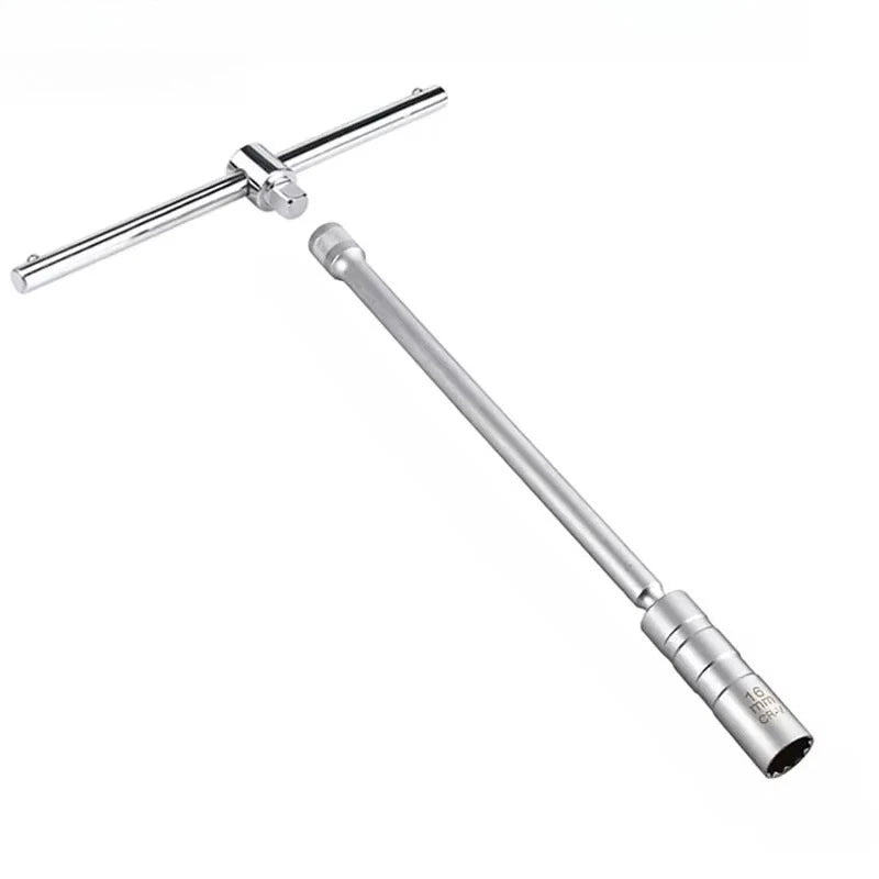 Spark Plug Socket Key Magnetic Tool Wrench Swivel Long Extension Install Replace Repair Kit Torque Remove Gap 14mm 16mm Auto Car