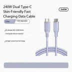 New C‑C Silicone Charging Cable Compatible With Anker Low Temp Fast Charge For Universal Smartphone 15‑17