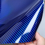 High Gloss Colorful Laser Rainbow Blue Wrap Vinyl Car Body Films Exterior Car Stickers Decals for Vehicle Film Wrapping Adhesive