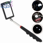 Car 360 Swivel Telescoping LED Light Flexible Inspection Mirror for Extra View Square Car Inspection Repair Tool Detection Lens CM World