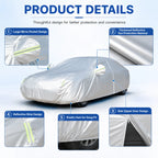 For Mitsubishi Lancer 2017-2024 Exterior Car Cover Custom Fit Car Sun Protector Waterproof Dustproof Car Outdoor Protection