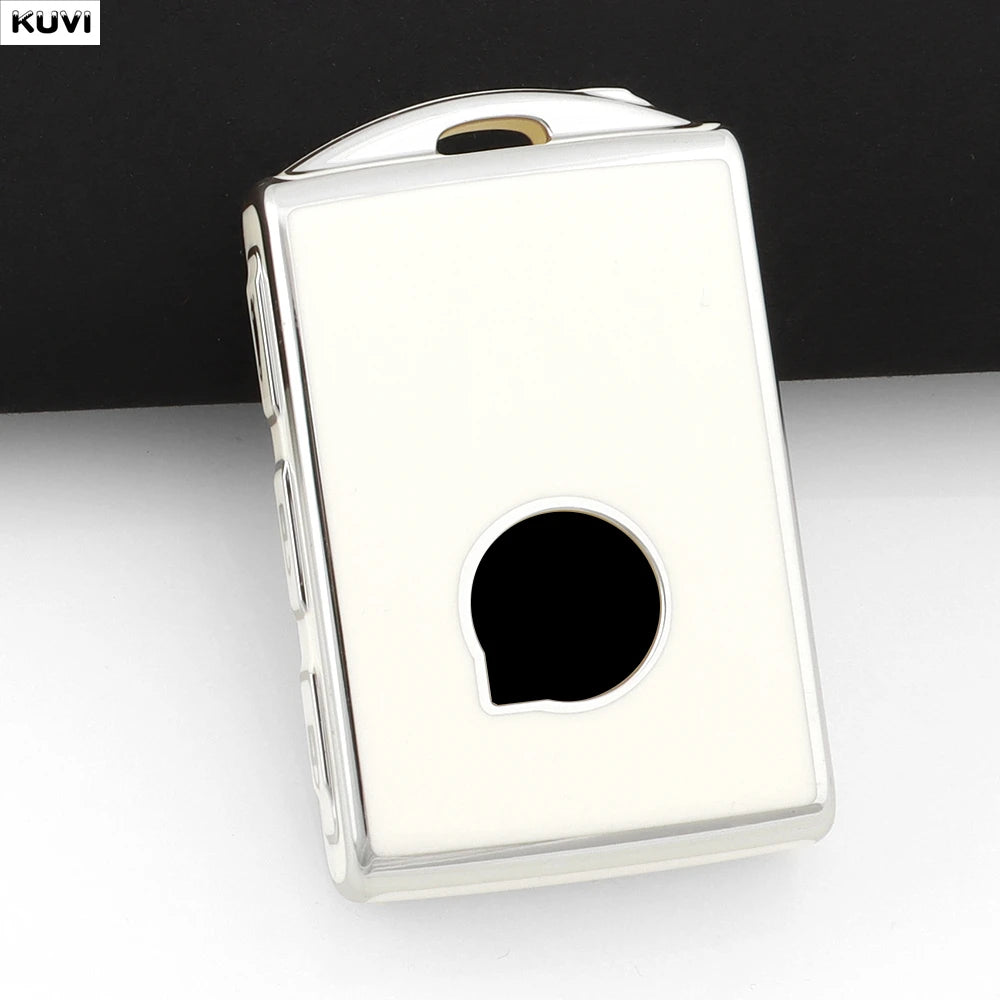 Remote Key Case for Volvo XC60 XC40 XC90 S90 V60 S60 V90 Smart Auto Car Key Case Cover Fob Holder Keychain Keyring Accessories CM World