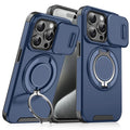 360°Rotating Hidden Metal Ring Car Holder Soft TPU+Hard PC Bumper Phone Case For IPhone 15 Pro Max 13 12 11 14 16 Pro Max Plus Car Mobile World