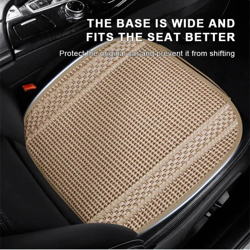 Universal Summer Cool Car Seat Cover Cushion Anti-slip Front Rear Chair Seat Breathable Pad Protector Car Seat Covers Car Mobile World