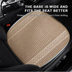 Universal Summer Cool Car Seat Cover Cushion Anti-slip Front Rear Chair Seat Breathable Pad Protector Car Seat Covers Car Mobile World