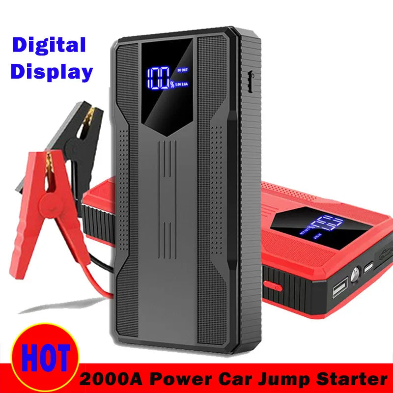 Car Jump Starter  Car Battery Starter Portable Power Bank Charger 12V Auto Emergency Starting Device Booster