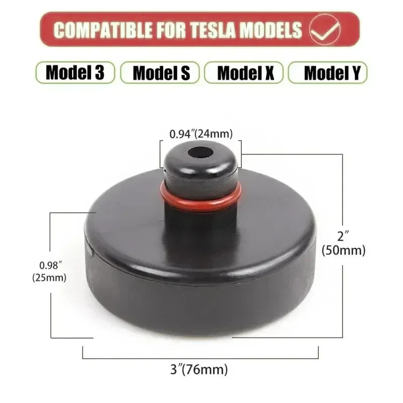 Jack Pad for Tesla Model 3 Y S X Rubber Pads Lifting Adapter Tool Chassis Case Lift Point Support Car Accessories 2016-2023 CM World