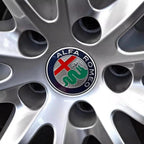 4pcs 60MM 10pin GTAM Car Emblem Wheel Center Covers Hub Cap Stickers for Alfa Romeo Giulia Giulietta MITO Stelvio GT Auto Refit