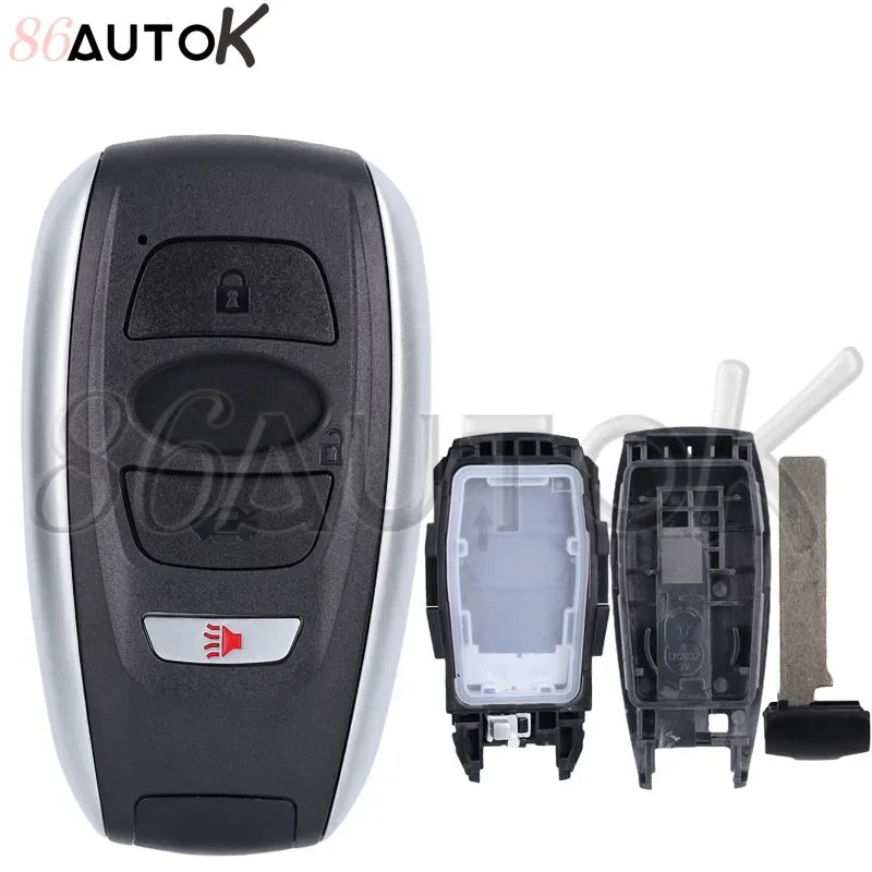 Car Key Case Cover for Subaru Forester Ascent STI WRX BRZ Legacy Outback Crosstrek Impreza Key Case Cover Shell Fob 3 4 Buttons CM World