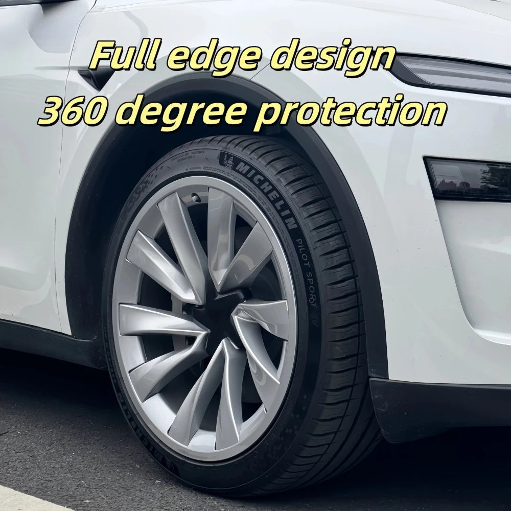For Tesla Model Y Juniper 2025 Wheel Guard Protector Cover 20 Inch Rim Wheel Hub Protection Patch ABS Auto Exterior Accessories CM World