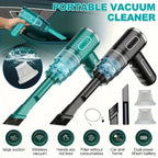 ABS Car Vacuum Cleaner Portable Powerful Wireless Vacuum Cleaner Home Carpet Cleaner Home Appliance Mini Cleaning Machine