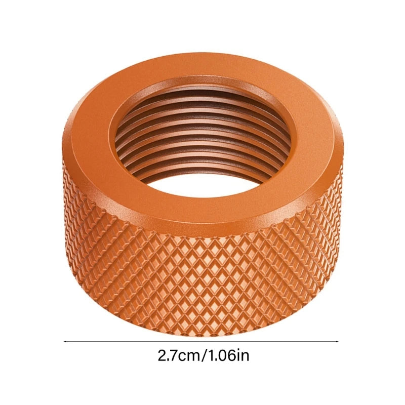 Aluminum mixture 17mm Threaded Nut And ABS Thread Base For Rotating Vehicle Phone Mounts Holder And Charging Stands