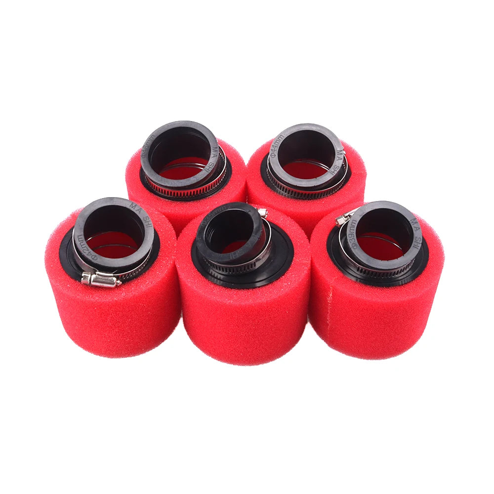 Motorcycle Gas Fuel Filter Universal High Flow Air Filter Sponge Cleaner for 110cc 125cc 150cc 250cc Pitbike Moped Dirt Scooter CM World