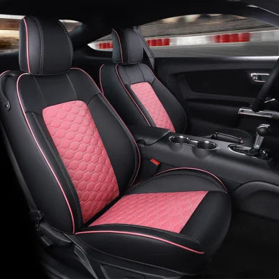 Custom Fit for 2015-2024 Mustang Coupe Car Seat Covers Full Set Durable Quality Material for Ford Mustang Coupe Gt CM World