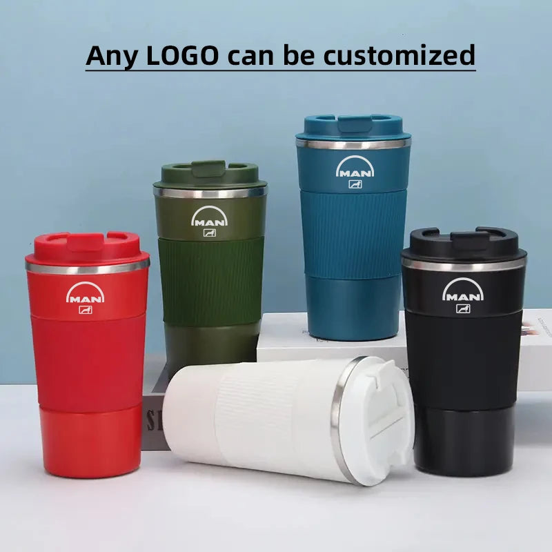 510ml stainless steel car coffee cup for MAN TGX TGM TGA TGS TGE business people thermos travel accessories CM World