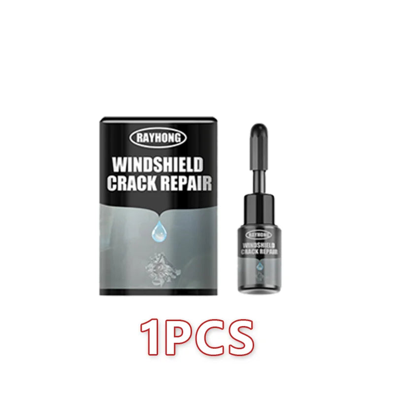 Windshield Crack Repair Fluid – Car Glass Resin Glue, Restores Clarity & Fixes Scratches, Cures Quickly, DIY Auto Repair Kit
