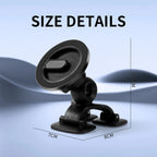 Curved Surface Foldable MagSafe Car Phone Mount Premium Navigation Bracket for Vehicle CM World