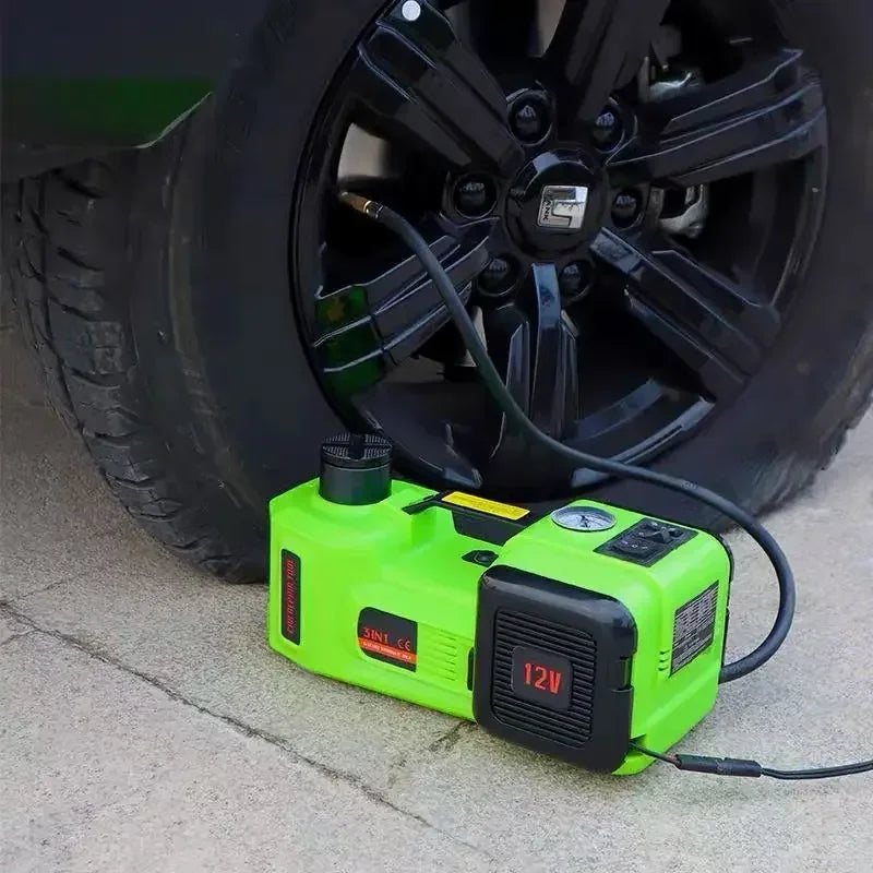 Durable ABLE  Multifunctional Vehicle Electric Jack 12V RV 5 Tons Hydraulic Car Air Pump Electric Wrench