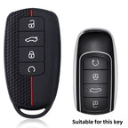 Car Key Case Full Cover for Chery Omoda C5 E5 C9 Omoda 5 9 EV PHEV 2024 2025 Protection Key Bag Keychain Accessories