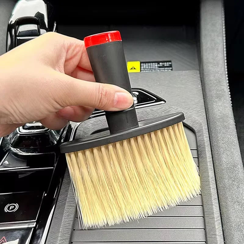 Car Wash Brush Dust Remover Car Air Conditioner Outlet Dust Removal Brush Soft Bristles Brushes for Car Cleaning Tools CM World