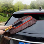 Car Duster Exterior with Extendable Handle Car Cleaning Tool Dust Remover Soft Non-Scratch Cleaning Brush For Car Home Dusting