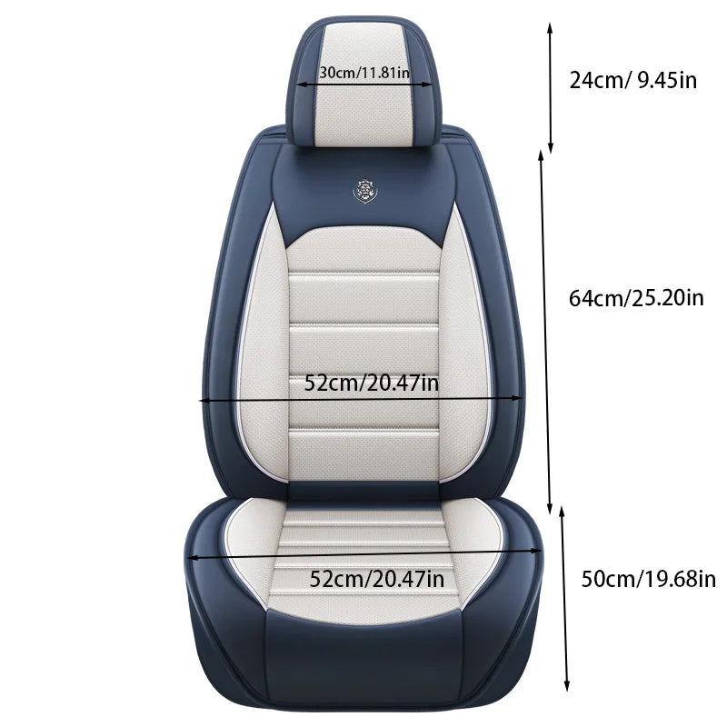 Universal Front Seat 2 Seat Car Seat Covers for SUVs And Sedans Durable Breathable And Easy to Clean Auto Seat Protector CM World