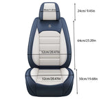Universal Front Seat 2 Seat Car Seat Covers for SUVs And Sedans Durable Breathable And Easy to Clean Auto Seat Protector CM World