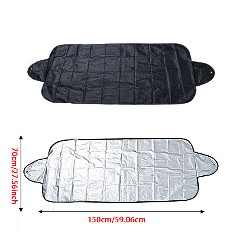 1Pc Car Windshield Protector Anti-falling leaves Sun Shade Dust Frost Freezing Snow Windshield Cover Car Exterior accessories Car Mobile World