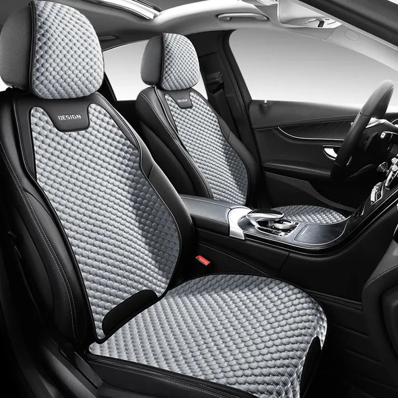 Ice Silk Car Seat Cushion Ventilation Comfortable, Durable Four Seasons Universal Split Single Car Front Seat Cover CM World