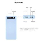 Portable 8 Slot 18650 Battery Power Bank Case DIY Digital Display 5V 21A Fast Charging Box For Outdoor Emergency Use