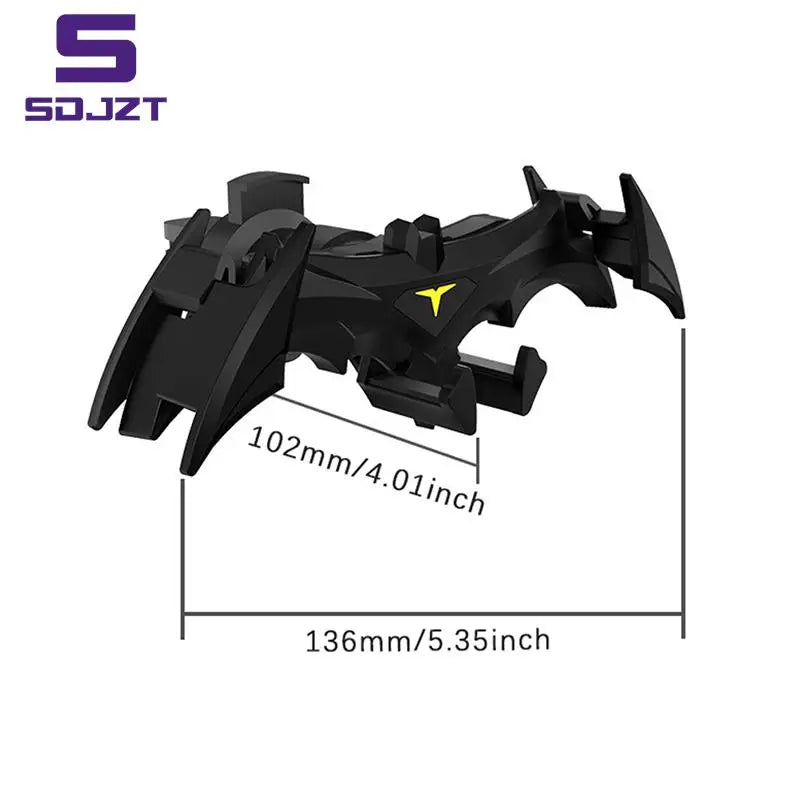 1PC Bat-shaped Gravity Buckle Type Car Phone Holder Air Outlet Navigation Support Frame Suitable For All 4-6.5 Inch Devices