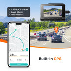 70mai 4K Dash Cam A810 HDR Built-in GPS ADAS 24H Parking 4G Compatible Car DVR 70mai A810