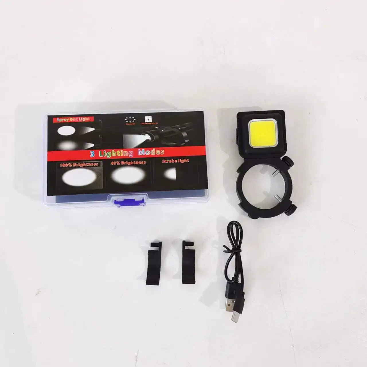 Double-Head Portable Paint Gun Lighting Fill Light Rechargeable Auxiliary Spraying Tools for Uniform Paint Application CM World