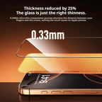 SAMZHE 3D Hot-bending Screen Protector for iPhone 17 Pro Max 16 Pro HD Full Coverage Corning Tempered Glass Film for iPhone 17