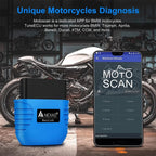 NEXAS Bluetooth 5.0 OBD2 EOBD Motorcycle Diagnostic Scanner for iOS Android Windows Fault Code Reader Diagnostic Scan Tool Car Mobile World