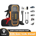 Power Bank 6500A 14V Car Battery Jumper Starter Booster Powerful Car Jump Starter Portable Charger Petrol Diesel Auto Starting Device Booster Emergency Starter Portable Power Generator Car Accessories Automotive Tools for 6.0