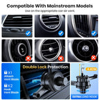 TOPK Air Vent Phone Holder for Car Extended Metal Hook Gravity Mount 360 Rotating Cell Phone Support for iPhone Samsung Xiaomi
